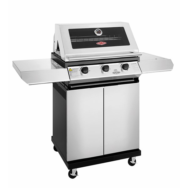 Beefeater 1200E BBQ 3Bnr +Cabinet Trolley w/ S/Bnr - S.Steel